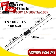 DIODE RECTRIFIER DIODE DIP IN4007 1N4007 1N IN 4007 1A 100V BY PRIA JKT FREE SHIPPING