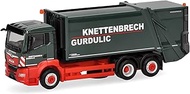 Herpa Truck Model Man TGS NN Press Garbage Truck Faun Variopress Kneading Crusher Gurdulic, Miniatur