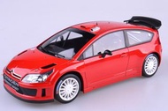 1/18   雪鐵龍 CITROEN C4 WRC PLAIN BODY VERSION - RED Diecast Car Model