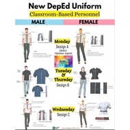 DEPED CUT GOODS/TELA TEACHERS UNIFORMS 3 SETS