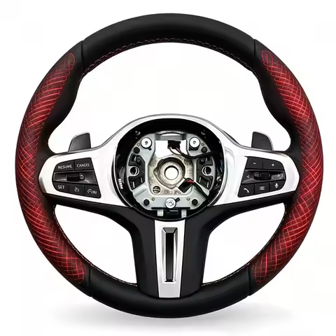 Heated Leather Steering Wheel with Heating for BMW 340i F10 X3 F25 X5 G05 G01 G20 G42 G30 G42 G82 F3