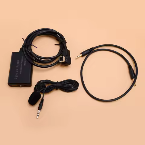 Bluetooth Music AUX Adapter Cable with Microphone Fit for Suzuki Subaru Mcintosh Buick Excelle Chevr