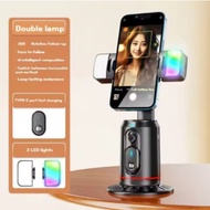 [ซื้อ 1 แถม 1] Q02 360 การหมุนติดตาม ขาตั้งกล้องอัจฉริยะพร้อมระบบติดตามใบหน้าอัตโนมัติด้วย AI ควบคุม