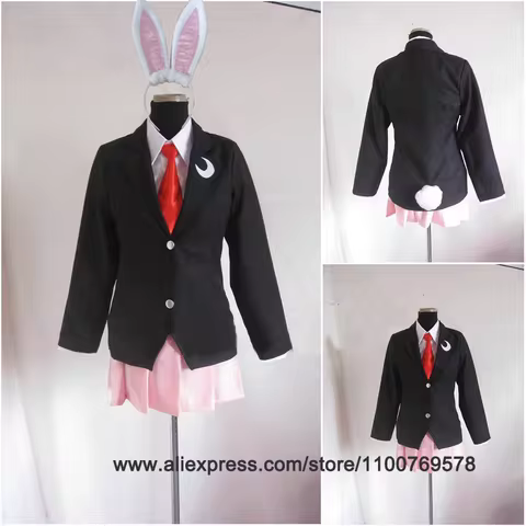 Custom size Anime Reisen Udongein Inaba Dress Halloween Party Set Cosplay Costume