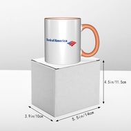 Bank of America Logo (2) Mug Creative Coffee Cup Couple Cup Simple Ceramic Cup Trendy Ceramic Drinki