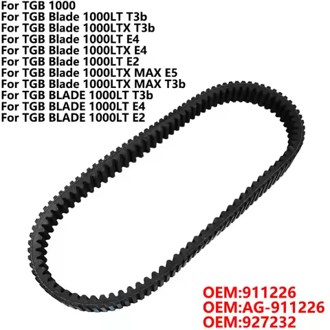 Engine Belt Drive Transfer Belt For TGB 1000 Blade 1000LT 1000LTX T3b E4 E2 MAX E5 1000 LT 911226 AG