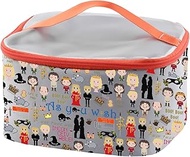 PXTIDY Princess Movie Bride Gifts 80s Movie Princess Makeup Organizer Bag Princess Movie Bride 1987