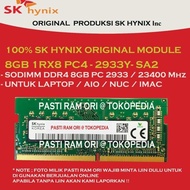 Zl Ram Sodimm 8Gb Ddr4 Pc 2933 / 23400 Mhz Sk Hynix 1Rx8 For Nb /