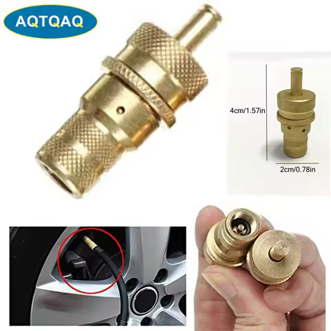 1Pcs 4WD Universal Brass off the Road Automatic Tire Deflators Accessories Kit 6-30 PSI Adjustable b