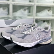 Rey stock new balance 990v3 white gray retro casual sports running shoes unisex sneaker m990gl3 H