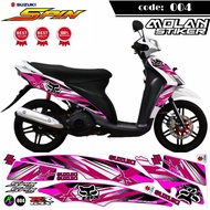 Decal Sticker Striping Variasi Suzuki SPIN 125 MOTO GP / SPIN GP | SPIN 125 R | SPIN 125 NR | Decal