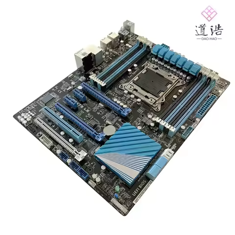 For P9X79 LE Motherboard PCI-E3.0 SATA II SATA III LGA 2011 DDR3 ATX X79 Mainboard 100% Tested Fully