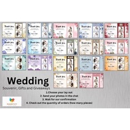 Birthday, Baptismal, Christening, Wedding, Kids Party ATM Size Ref Magnet Souvenirs, Giveaway