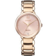 Citizen L Eco-Drive EM0922-81X Ladies Rose Gold Stainless Steel Solar Fashion Watch