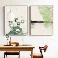 Su Vertical Decorative Paintings Hanging Paintings Living Room Tea Room B & B Murals New Chinese Ver