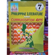 PHILIPPINE LITERATURE QND COMMUTATION ARTS GRADE 7 (USED)
