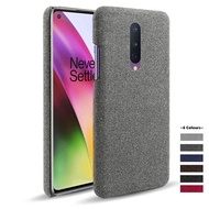 For One plus 7 9 pro cases 8T 7T 6T 8 6 pro Phone Cover Colth texture PC Slim Hard Funda for one plu