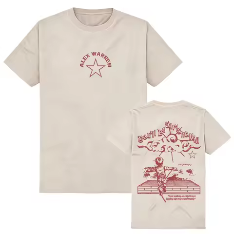 You'll Be Alright, Kid Tee Alex Warren Fashion Design T-shirt Short Sleeve Cotton O-neck Female T-sh