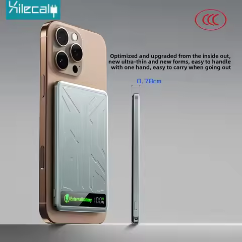 Magsafe Power Bank 5000Mah Magnetic Wireless Phone Charger External Battery 20W Fast Charging For Ip