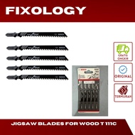 Mata Mesin Gergaji Kayu Jigsaw Bosch T111C Jigsaw Blade For Wood T Shank Panjang 74mm Jarak Gigi 3mm
