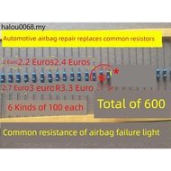 2 Euro 2.2 Euro 2.4 Euro 2.7 Euro 3 Euro 3.3 Euro Car Safety Repair Replacement Resistor