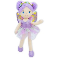 June Garden 16" Enchanted Garden Fairy Doll Yaritza - Plush Stuffed Soft Doll Girl Gift - Purple Out