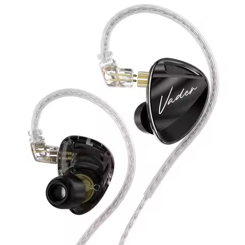 KZ Vader Triple-Driver Dynamic In Ear Monitor Earphones HIFI Sport Earbud Noise Cancelling Headset K