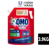 Nước giặt OMO matic túi 3.9kg cửa trên mẫu mới giá mới