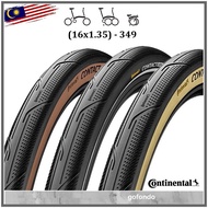 Continental Contact Urban Tire Tyre Creamwall 16 x 1.35" 349 Trifold Folding Bike