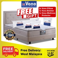 VONO MATTRESS SPINEPRO 1200 [FREE PILLOW + BOLSTER] SPINE PRO SERIES (DISINFECTED BEFORE DELIVERY)