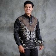 KEMEJA Men's Long Sleeve Batik Shirt with Danapati Batik Boutique Mba Desi motif