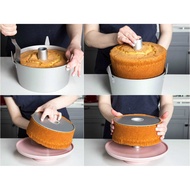 Aluminium Chiffon Cake Mould with Loose Base Loyang Acuan Kek Siffon - 6 Inch, 8 inch, 9 inch