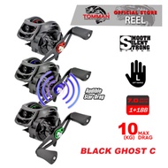 (Max Drag 10kg) Tomman Black Ghost C Baitcasting Casting Fishing Reel Bc Left Handle