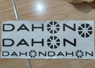 Stiker Sepeda Lipat Keren Dahon / Cutting sticker Sepeda Dahon