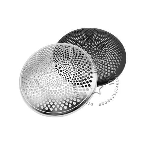 2.5" inch Stainless Steel Audio Tweeter Speaker Conversion Net Cover Decorative Circle Metal Mesh Gr