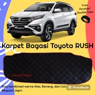RUSH Toyota Car Trunk Mat Premium Leather Motif Variation Accessories