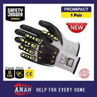 SAFETY JOGGER Proimpact HPPE Impact Protection Industrial Protective Hand Glove Safety Gloves Sarung Tangan 手套