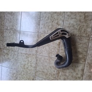 Yamaha Dt125 18g exhaust depan muffler depan ori motor