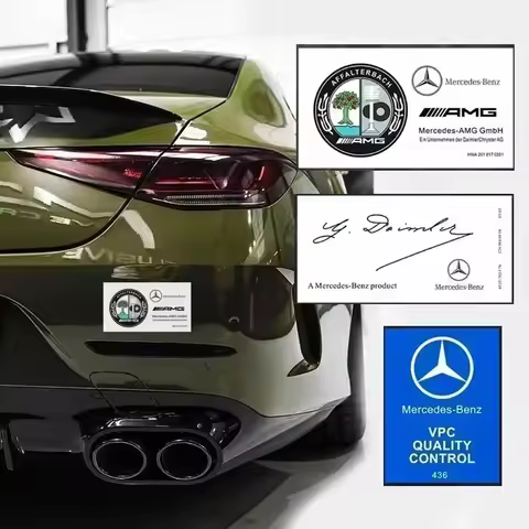 Apple tree AMG JDM Static Car Stickers For Mercedes Benz AMG W206 W204 W205 W212 W213 W221 W222 W223