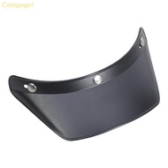 Cologogo1 3-Snap Design Open Face Helmet Visor  Visor Shield