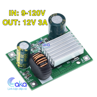 Mạch hạ áp DC 16V 24V 36V 48V 72V 84V 120V SANG DC 12V 3A chuyên dụng