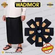 Sarung Wadimor Hitam Polos Sarung Sholat Sarung Pria Kain Samg Wadimor