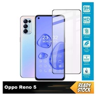OPPO Reno 5 / Reno 5F Clear Tempered Glass Screen Protector (Black Frame)