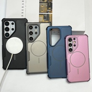 Shockproof Matte Magnetic Case For Samsung S24 S24Ultra S24Plus S25Plus S25Ultra S26 S6Plus S26Ultra