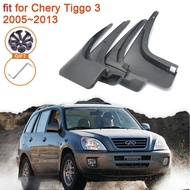 Mud Flaps for Chery Tiggo T11 3 J11 DR5 2005~2013 2012 2011 2009 EVO5 DR Accessorie Mudguards Splash