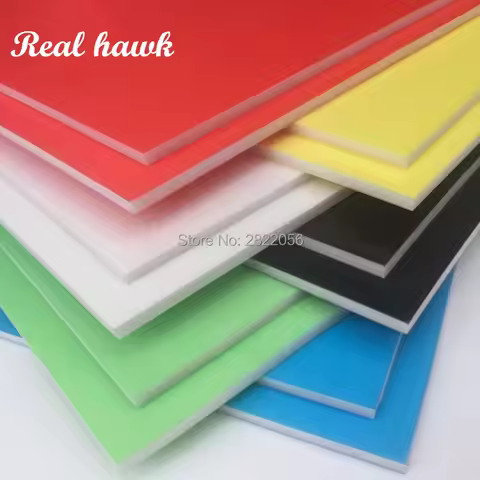 5pcs 6 color A4 size 297x210mm thickness 5mm Kt board foam board paper plastic board model material