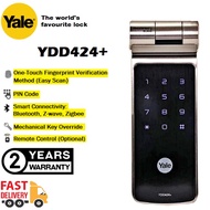 YALE Smart Door Lock YDD424+ / YDD424 PLUS | Fingerprint Lock(Samsung/Keywe/Philips/Bosch/Wifi lock/Abrain)