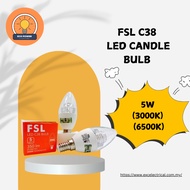 FSL C38 5W LED CANDLE BULB - (3000K) (6500K)