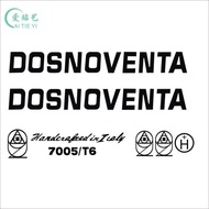 DOSNOVENTA Mountain Bike Road Bike Frame Sticker DIY Reflective Bike Sticker