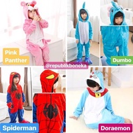 Onesie Costume Doraemon Giraffe Eeyore Sulley Pikachu Dino Dinosaur Cow Stitch Totoro Giraffe Monkey
